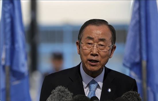 En la imagen, el secretario general de Naciones Unidas, Ban Ki-moon. EFE/Archivo